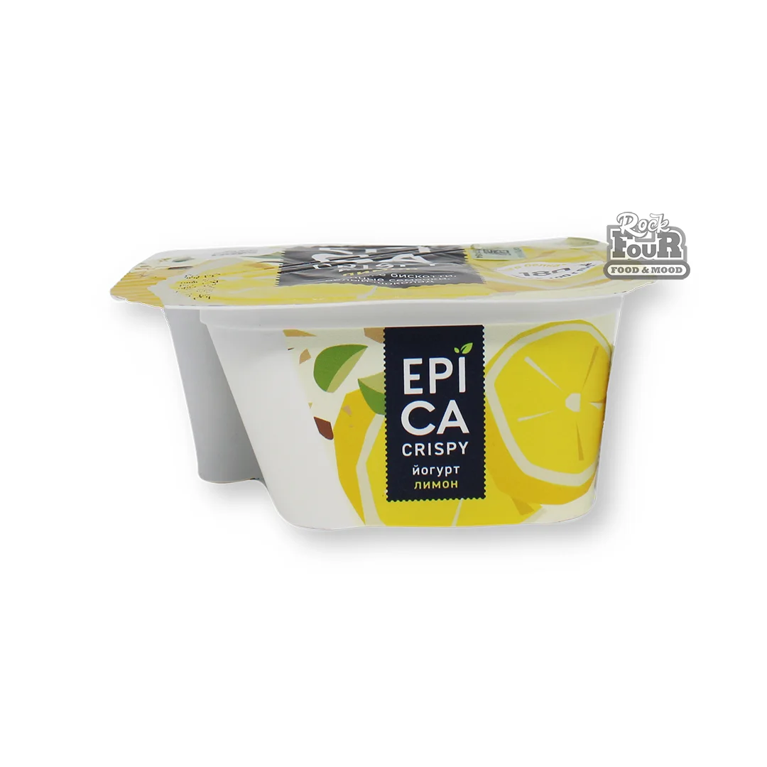 Йогурт «Epica Crispy» с лимоном 140г